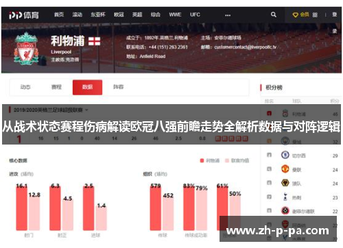 从战术状态赛程伤病解读欧冠八强前瞻走势全解析数据与对阵逻辑 从战术状态赛程伤病解读欧冠八强前瞻走势全解析数据与对阵逻辑